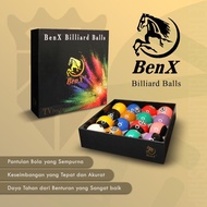 BenX Billiard Ball - Billiard Ball 16A Tournament Black TV Ball Set - Billiard Accessories
