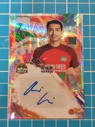 足球卡 CSL 香港代表隊 周緣德 河南俱樂部中體卡業 新秀年 折射簽名卡 29/30 限量卡