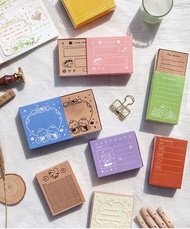 NIKKI'S SHOP 1pcspack Creativity Hand Account wood stamp DIY craft wooden rubber stamps for scrapbooking stationery scrapbooking standard stamp
