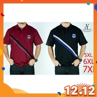 CY 3241 PLUS SIZE MAN CASUAL POLO COLAR SHIRT BIG SIZE / SHIRT COLAR SIZE BESAR 3XL 4XL 5XL 6XL 7XL