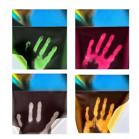 Temperature Sensitive Color Changing Fabric for Diy Sewing Multi Colored Down Jacket Clothing Design