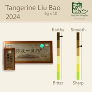 Tangerine Flavored Liu Bao 2024 5g x 10pc Packet | Chinese Liu Bao Tea 六堡茶