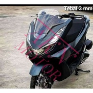 Pcx new 160 windshield plain PCX 160 windshield visor