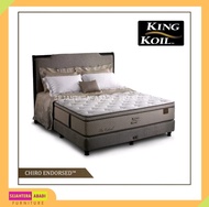 kingkoil springbed kasur pocket latex chiro endorsed orthopedic matras - full set