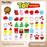 1pcs Stress Reliever Toys Cheap and Cute Mini Christmas Design Animal Squishy Squeeze Ball Toy