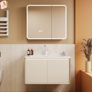 【SG Sellers】Bathroom Mirror Cabinet Bathroom Cabinet Suspended Vanity Bathroom Cabinets Bathroom Vanity Cabinet Set