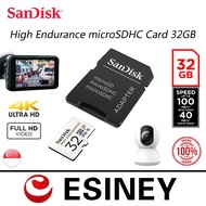 SanDisk High Endurance Memory Card 32GB Micro SD Card SDHC/SDXC Class10 TF Cards Speed up to 100 MB for Video Monitoring