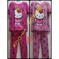 Baju Tidur Kilang Murah Setelan BigSize/News Ladies Pajamas ShortSleeve&LongPants Set Wear( Ready St