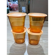 Crystalline Low Glass Tupperware 230ml