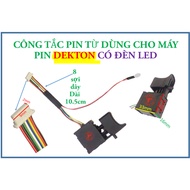 BATTERY SWITCH FROM LARGE MOLD FOR MANY TYPES OF DEKTON MACHINES.