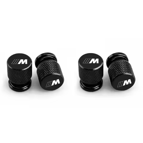 4Pcs Aluminum Styling Car Wheel Tire Valve Caps Dust Covers For BMW M Logo X1 X2 X4 F48 G01 E84 E83 