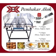 PROMOTION HINCO MESIN PEMBAKAR AKOK 2 DAPUR, 3 DAPUR, 4 DAPUR / KUEH AKOK MAKER / DAPUR AKOK / MESIN