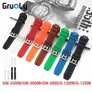 Rubber Watch Band Strap For Ca-sio GW-3500B/GW-3000B/GW-2000/G-1200B/G-1250B Replace Wrist Strap Bel