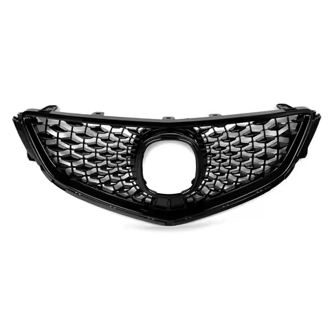 new 2015 2016 2017 Acura TLX Grill 2018 Style Glossy Black Front Bumper Upper Grille For Acura TLX B