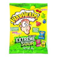 🔥 พร้อมส่งจากไทย 🔥 Warheads Extreme Sour Candy ลูกอมรสผลไม่เปรี้ยวจี๊ด 5 รสชาติ