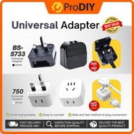 Universal Adapter 2 Pin To 3 Pin Plug / 3 Pin Conversion Plug Adapter 250v Plug Converter 2.5a / 10a