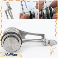 MELIFLUO Fishing Knotting Tool, FG GT RP Aluminum Fishing Knot Tying Tool, Portable 7.5*3.1cm Adjust