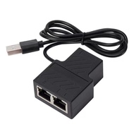 RJ45Gigabit Network Splitter Network Cable1Drag3 Broadband Network Router Splitter Adapter SHQJ