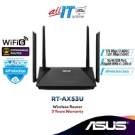 Asus RT-AX53U AX1800 WiFi 6 Dual Band Router | AiMesh Support | MU-MIMO | Parental Control