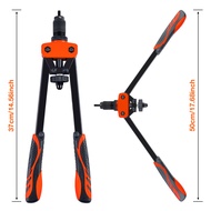 Orange Black Handle 47cm Double Rivet Nut Gun Rivet Gun Rivet Gun Manual Rivet Nut Gun Set