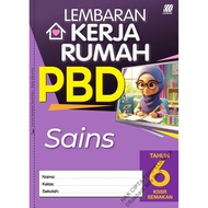Sasbadi: PBD Home Work Sheet: Science + science: Year + Year 6: LK24RSA6: 9789837737792
