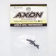 NC-B2-032 AXON M2 ScrewSPS 2mm X 3mm 10Pic Button Head/ (Steel)