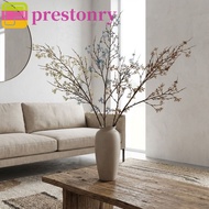 PRESTONRY Artificial Eucalyptus Berries, Handmade Plastic Eucalyptus Nut Branch, Green Plants Real T