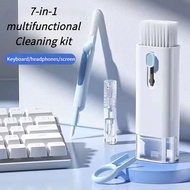 7-in-1 Computer Keyboard Cleaner Brush Kit Earphone Cleaning Pen For Headset Keyboard Cleaning Tools Cleaner Keycap Puller Kit