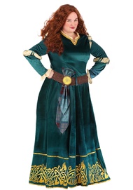 Disney and Pixar Brave Plus Size Merida Costume, Adult Premium Merida Dress, Merida Plus Size Dress 