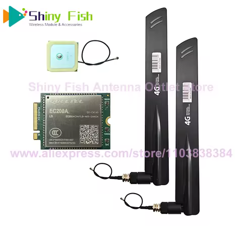 Quectel EC200A M.2 4G LTE Module Cat4 + GNSS GPS EC200A-EU EC200A-AU eSIM Compatible EC25 EC21 EC20 