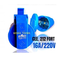 (READ DESCRIPTION) MOBILE SOCKET 2 POLE 16A FEMALE MOBILE/ 2P0LE 16A FORT