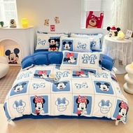 Cartoon Bedsheet Super Single 5in1 Cadar Spongebob Shin Chan Doraemon 2000 TC Include Comforter