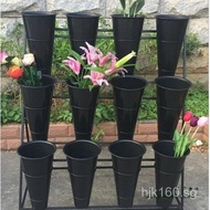 New Flower Bucket Flower Shop Flower Stand Flower Shop Iron Art Flower Display Stand Large Size Shel