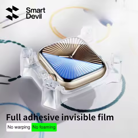 SmartDevil Soft Screen Protector for Apple Watch Series 10 42mm 46mm Clear HD Quantum Film Watch Acc