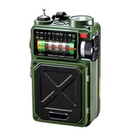 Emergency Solar Hand Crank Radio Outdoor Solar Emergency Hand Crank Radio Portable Vintage AM/FM/SW 