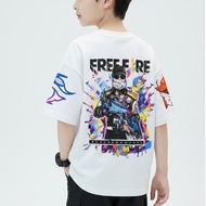 Boys' T-shirts with ff game characters, ages 3-14 years, SHIBAKIDS C24 clothes for boys