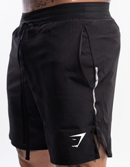 NEW 2026 British style Gymshark Muscle Fitness New Mens Woven Quick-drying Training Pants Close-fitt