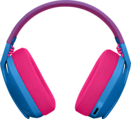 Logitech - G 系列 - G435 - 藍色和山莓色 - 超輕盈無線藍牙遊戲耳機麥克風 (981-001063)