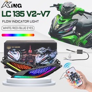 LC135 V2-V7 RGB Signal Lamp Mata Gaban Pilot Light Remote Control Bluetooth Lmapu LC 135 V2 V3 V4 V5