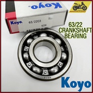 6322 16mm KOYO C3 6322 63 22 16MM WAVE 125 WAVE110 CRANK SHAFT BEARING MADE IN JAPAN