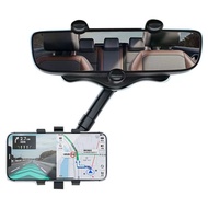 Car Phone Holder Mirror Phone Holder for Car Mount Phone and GPS Holder Universal Rotating Adjustable Telescopic Car Phone Holder