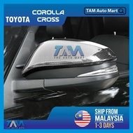 Toyota Corolla Cross (2021 - 2024) Side Mirror Carbon Cover Side Rearview Mirror Wing Cover Trim Fit For Corolla Cross