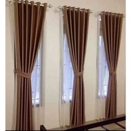 Crocodile motif Curtains 12 Rings/6 Waves
