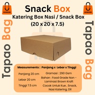 Catering Box 20x20 Eco Craft | Cake Box | Rice Box | Rice Box - Pcs