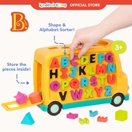 [B.Toys] AlphaBus Educational Toy School Bus - Children Toy, Toy Bus, Learning Toy, Alphabets, Yello