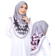 Tudung Sarung 5D Corak Penal Free Saiz Harga Borong Labuh Instant | Mosscrepe | Ironless | Dari Kila