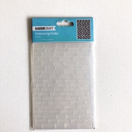Kaisercraft Bricks 4x6” Embossing Folder