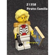 [Taichung Xiangzhi Building Blocks] LEGO 21358 Doll Pirates Camilla Female Official Soldier
