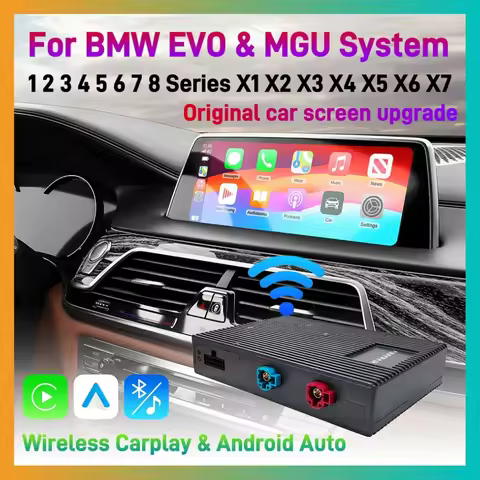Wireless CarPlay Android For EVO MGU ID5 ID6 ID7 System 1 2 3 4 5 6 7 8 Series X1 X2 X3 X4 X5 X6 X7