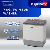 ▣Fujidenzo 7 kg Twin Tub Washing Machine JWT-701 (Gray)